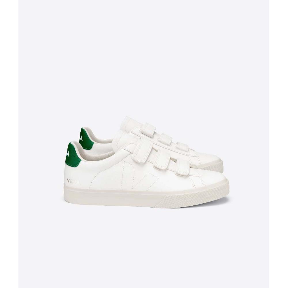 Veja RECIFE CHROMEFREE Tenisky Damske White/Green | SK 626AHK